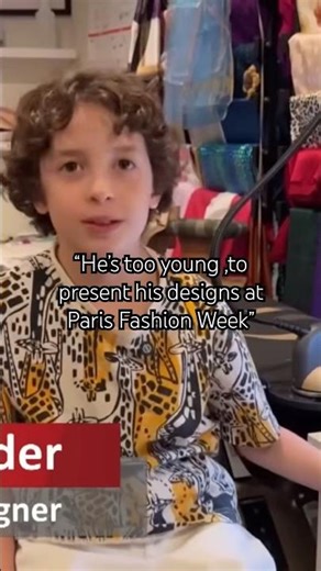 Max Alexander the youngest fashion designer of the history #design #designer #fashion #fypシ