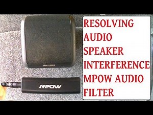 Fix Audio Interference From PC Laptop Phone Aux To Speakers - Stop Speakers Buzzing