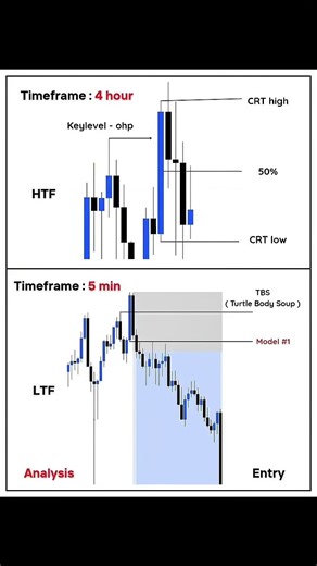 Turtle Body Soup 📉 #ict #tbs #forex #shorts