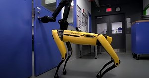 This new Boston Dynamics robot can hold the door for its friend