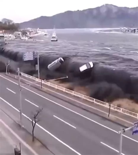 Footage of the East Japan tsunami