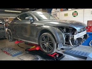 REBUILDING A WRECKED AUDI TT QUATTRO S LINE PART 2