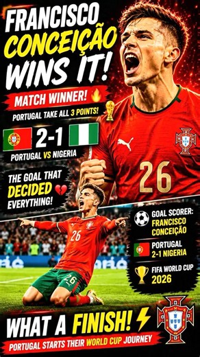 Francisco Conceição WINS It For Portugal! 🇵🇹🔥 #worldcup