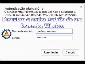 Find out the default password for your Wireless Router Configuration - http://www.professorramos.com