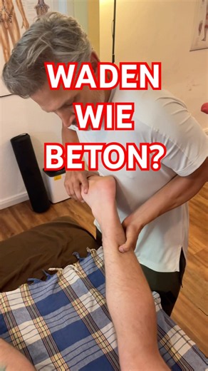 Der "Aus"-Knopf für Wadenschmerzen! 🛑 (Triggerpunkt-Trick)#shorts