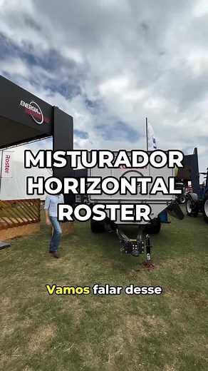 Misturador Horizontal da Roster: Inovação no Agro