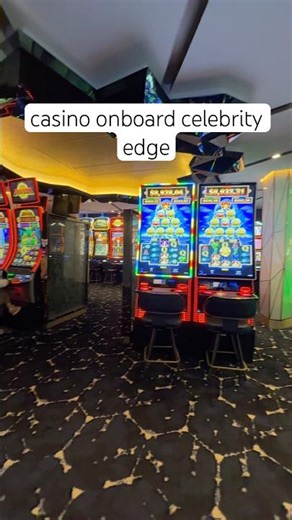 this is what it’s like to go to the casino onboard celebrity edge. #celebrityedge #casino