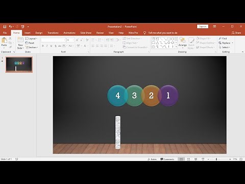 PowerPoint Training |How to Make a Bouncing Ball Animation in PowerPoint 1