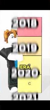 Ranking every era of Roblox from 2006 to now… #roblox #shorts