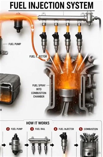 FUEL INJECTION SYSTEM #lifeisbutadream #automobile