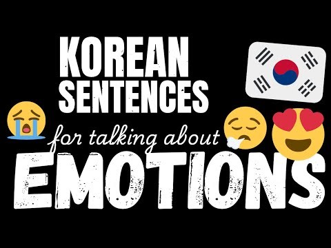 200 Easy Korean sentences - Emotions & Feelings | Learn A1 Korean vocabulary