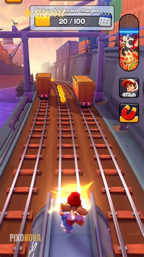 Pixonova on Instagram: "✨ So Clean It Loops Subway Surfers City endless runner gameplay by Pixonova 🎮 #subwaysurferscity #endlessrunner #pixonova #trending"