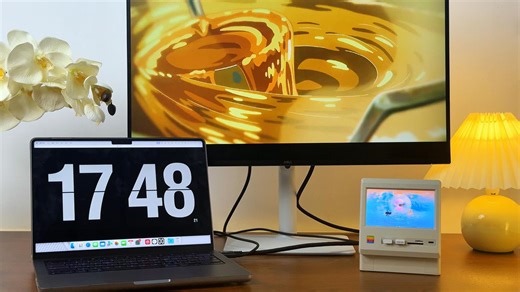 有没有 MacBook 用户？谁懂这种爽感！Wokyis M5 接完秒变工作站，实力 颜值双在线😍