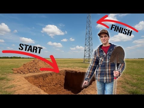 I BUILT A 60 FOOT TOWER IN MY BACKYARD!! START to FINISH DIY Mega Project! Tripling our Phone speed!