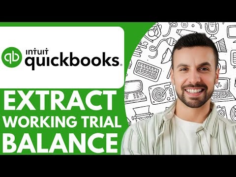How To Extract Working Trial Balance From Quickbooks Online - 2025 (NEW METHOD)