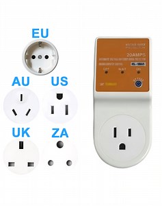 [Hot Item] American Style 120V 220V Voltage Protection Socket with LED display