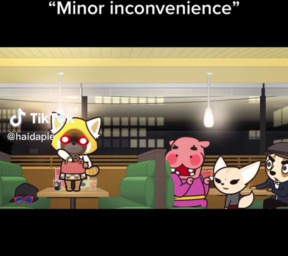 Literally have to be held back #aggretsukoseason5