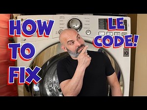 LG Washer LE Code FIXED! | Easy DIY Repair for Front Load Washers