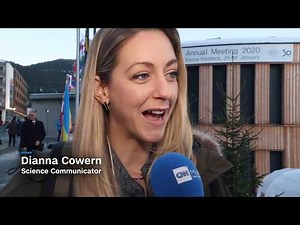 Interview with the Physics Girl aka Dianna Cowern in Davos, Switzerland in January 2020