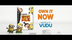 Despicable Me 3 is now available on Vudu! Gru, Lucy, their adorable daughters, and the Minions are back in this comedy blockbuster where this super-agent dad goes back to being bad. For a limited time, purchase in SD, HDX or UHD and get $3 back in credit sent to your inbox on December 1st! --> http://bit.ly/2zTSeRM | Fandango at Home