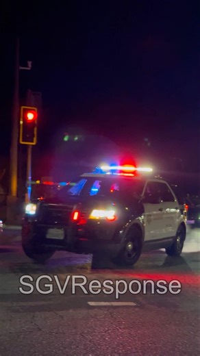 LASD San Dimas Units Responding Code 3
