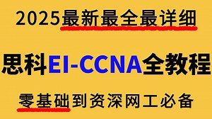【2025最新】思科大佬讲解CCNA全套教程，整整99集，强烈建议收藏，网工小白也能学会！思科认证CCNP/CCIE