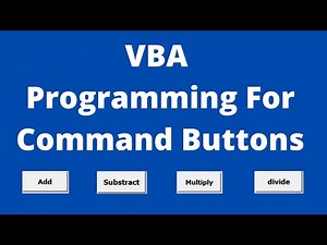VBA Coding For Command Buttons