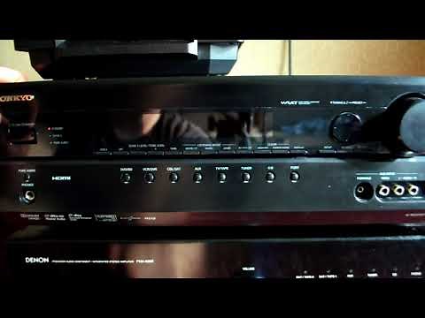 Onkyo TX-SR507 AV receiver reset to its factory defaults/Gamyklinių parametrų atstatymas