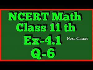 Chapter 4 Ex 4.1 q6 Principle Of Mathematical Induction Class 11 (NCERT MATHS)