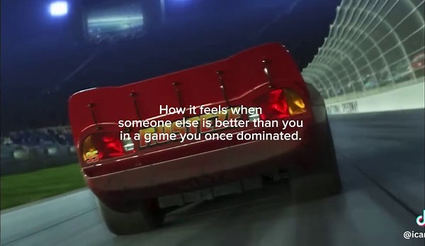 Lightning McQueen's Thrilling Race Pit Stop Scene