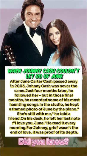 Johnny Cash’s Final Love Song to June