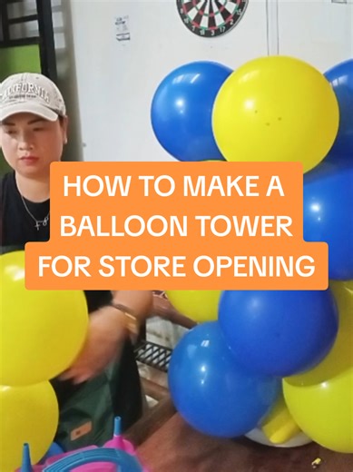 How to Make a Balloon Tower for Store Opening