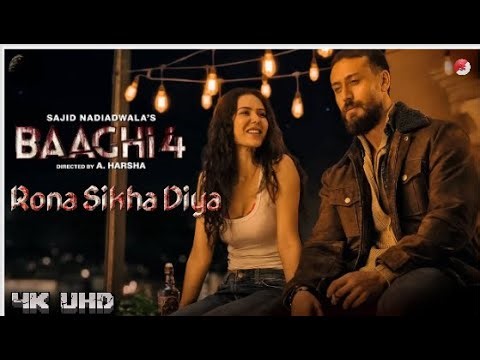 Baaghi 4: Rona Sikha Diya (Official Video 2025) | Tiger Shroff, Harnaaz Sandhu, B |Shazari Music