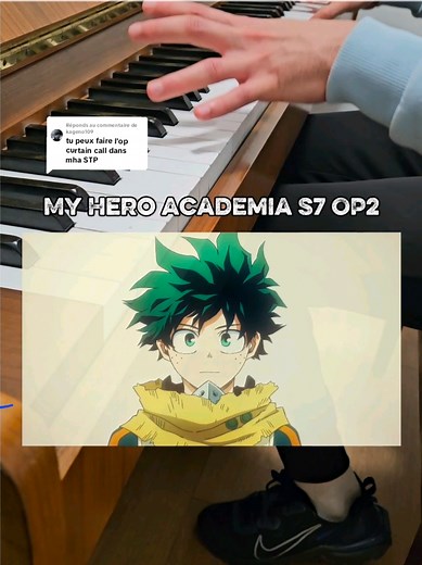 My Hero Academia S7 OP2 Piano Cover: Curtain Call