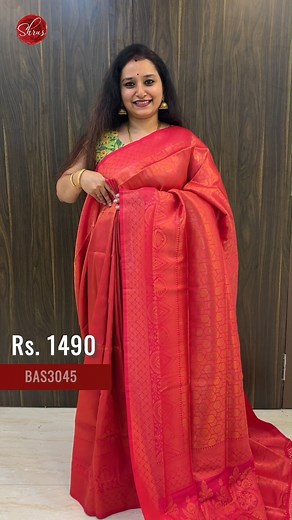 18K views · 233 reactions | SAREE CODE - "BAS3045" (Rs.1490) - Semi Kanchipuram Silk Saree Link in BIO 17.03.2023 Search with the given saree code in our website at https://shrus.com (OR) IN OUR APP "SHRUSETERNITY" https://shruseternity.com/products/BAS3045 #chennaisarees #sareesonline #shrus #sareechennai #sareesofinstagram #handloomsareelove | Shrus | Facebook