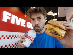 I Only Ate Five Guys For 5 Days, But Only 5 Items A Day