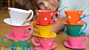 284K views · 3.2K reactions | Fun with paper teacups!!! Easy to make...