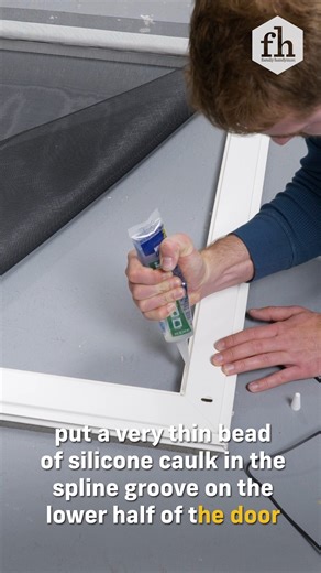 624K views · 2.4K reactions | Here's how to reinforce screens the right way! #screendoor #screendoortip #screendoorhack | Family Handyman | Facebook