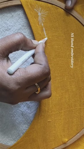 NS Aari Creations & Hand Embroidery on Instagram: "Normal needle work on Stitched Blouse | Hand Embroidery"