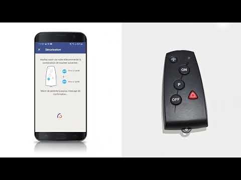 Comment associer son smartphone au système d'alarme avec la télécommande?