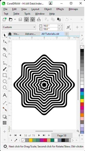 CREATE Amazing Optical Illusions in Minutes with CorelDraw #trending #coreldraw #designtutorial