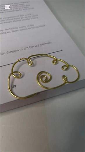 Wire Bookmark tutorial #diy #diybookmark #bookmarkstutorial #handmade #art #bookmarkideas #artideas