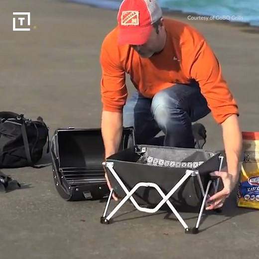 Now you can easily take a grill with you wherever you want. | Thrillist