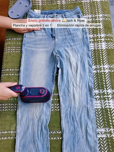 Envío gratuito ahora 🚚 Jack & Rose | Plancha y vaporera 2 en 1 💨 Eliminación rápida de arrugas#ironingclothes #travelsteamer #ironing #steamer #steamiron #Wrinkle Removal #GiftIdeas #tiktok