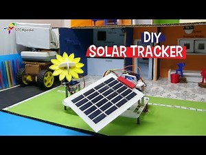 How to Make A Dual - Axis Solar Tracker | DIY Projects