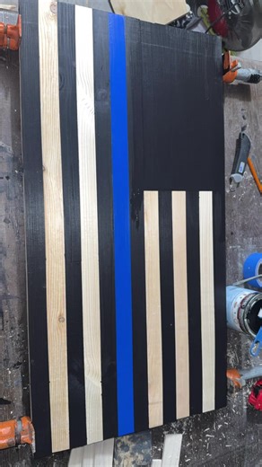 💙🖤 I did not know Charles personally, but it was truly an honor to create this flag for the Dallas Fort Worth Airport Police Department. As a police officer myself, I am deeply humbled to have been entrusted with making a piece that will serve as a lasting remembrance of Sgt. Charles Alan Works. May you rest in peace, Sergeant. The blue line has it from here. 💙🖤 #bluelineflag #neverforgotten #DFW #fallenbrother #remembrance