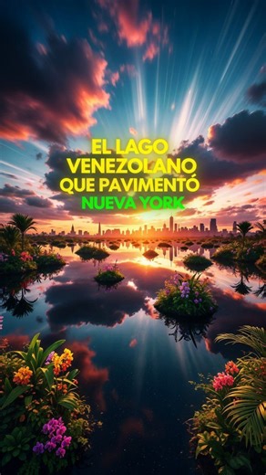 EL LAGO VENEZOLANO QUE PAVIMENTÓ NUEVA YORK...🇻🇪 En Venezuela existe un lago único en el mundo: el Lago de Guanoco, ubicado en la península de Paria, estado Sucre. A diferencia de cualquier otro lago, su superficie no está cubierta de agua, sino de un manto natural de asfalto que ha intrigado a científicos y maravillado a viajeros durante siglos. Este asombroso recurso natural, también llamado bitumen, fue extraído en grandes cantidades a finales del siglo XIX por la compañía “New York & Bermú