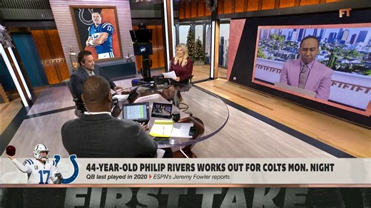 "There's got to be somebody who's a little fresher in my opinion." 👀 Former Colts center, Jeff Saturday on the Indianapolis Colts working out 44-year-old Philip Rivers ✍️ | ESPN First Take