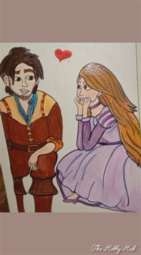 How To Draw Disney Princesses & Princes #hobbysoul #foryou #shorts