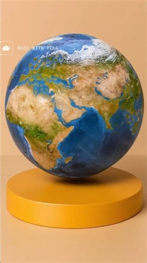 look like an Earth globe but it's a cake#trending #cake
